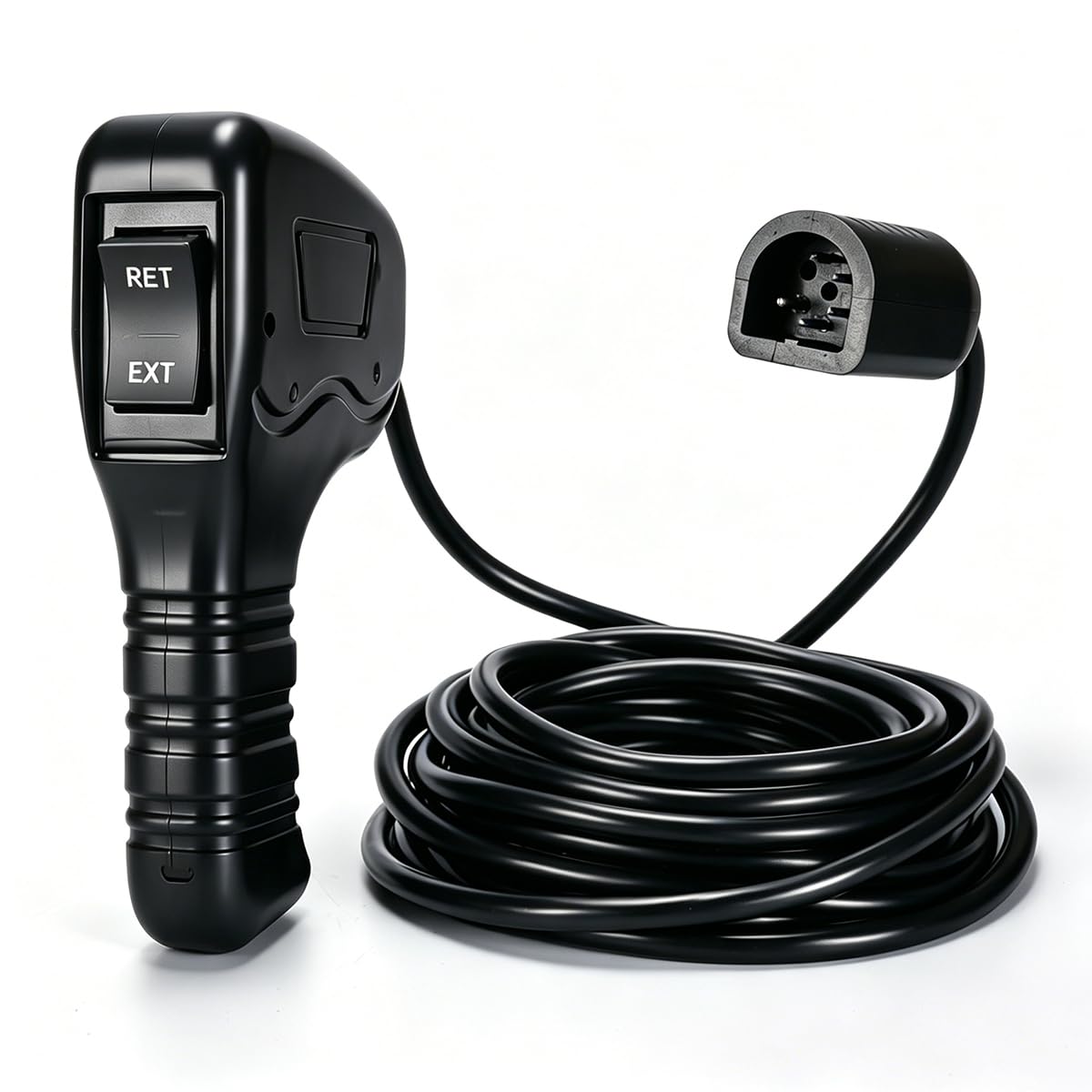 83665 Seilwinde Fernbedienung - 5-polige Plug-in-Handsteuerung mit 3,6 m D-Form-Stecker, ergonomischer Griff, kompatibel mit Warn M8000, M10000, M12000 Seilwinden für LKW & SUV