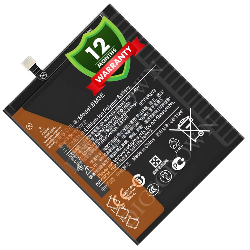 Image of Original BM3E Battery Compatible for Xiaomi Mi 8 - (3400mAh) - 1 Year Warranty DF7