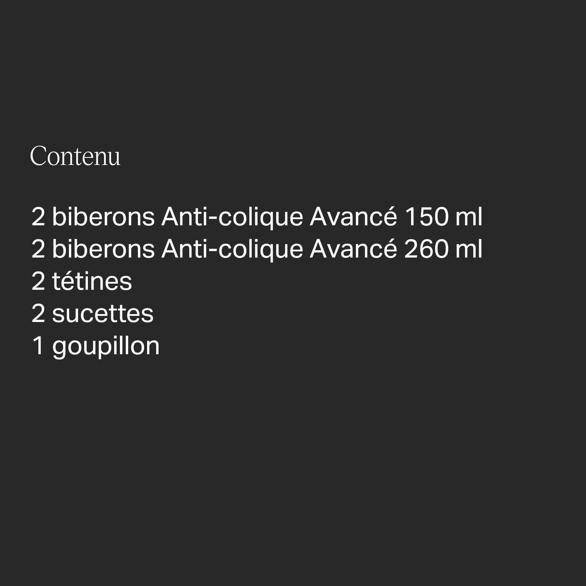 Tommee Tippee Biberons, Coffret nouveau-né Anti-colique Avancé, 4 x biberons avec 2 x tétines à débit moyen, tube de ventilation anti-colique