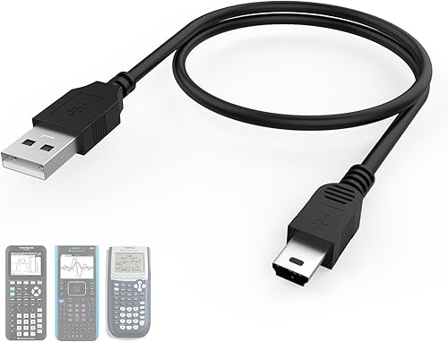 Cargador TI-84 Plus CE compatible con calculadoras Texas Instruments TI 89 Titanium, TI Nspire CX II CAS, TI84 Plus CE Color C Silver Calculadoras,