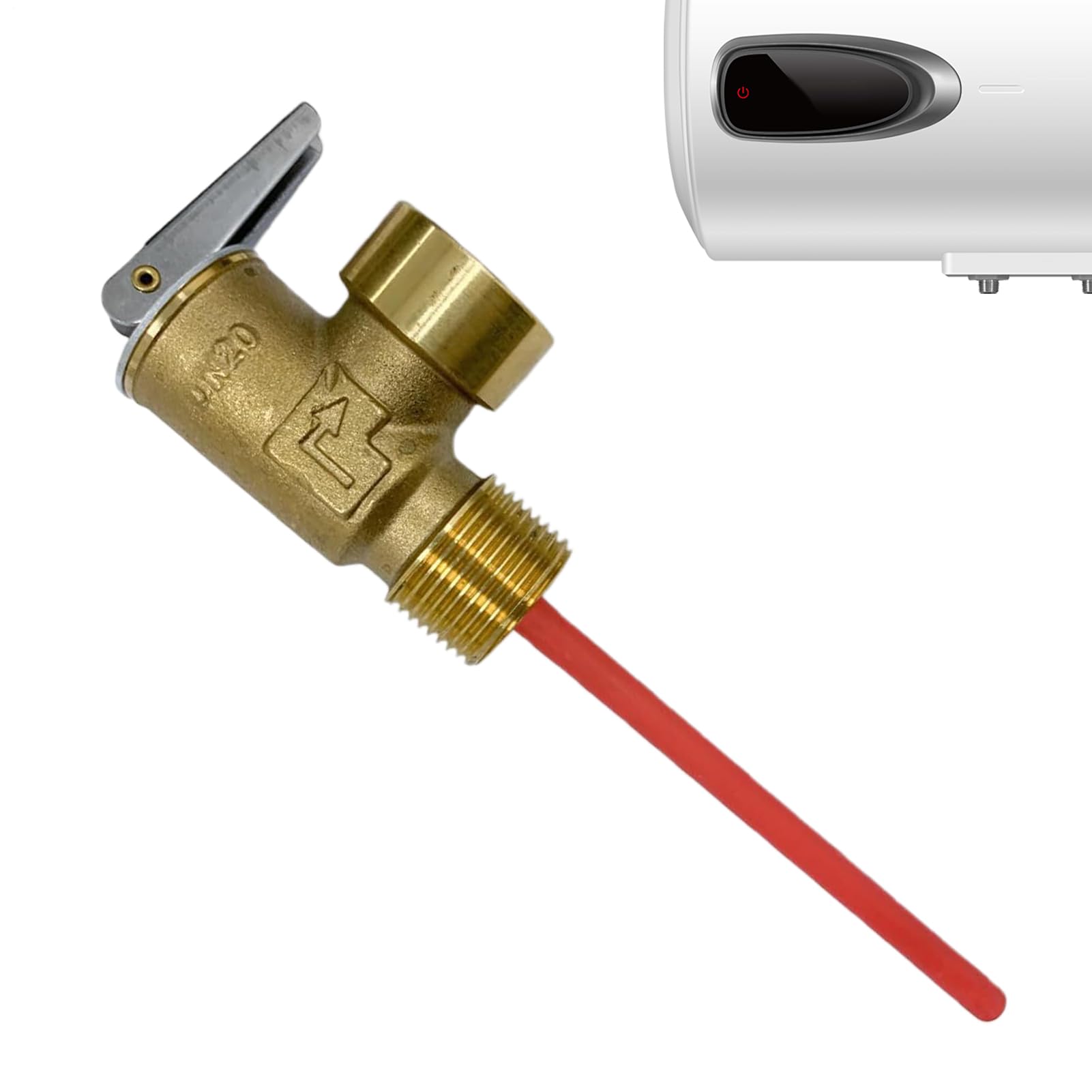 Valve de sécurité réservoir eau chaude avec sonde étendue pour entretien RV