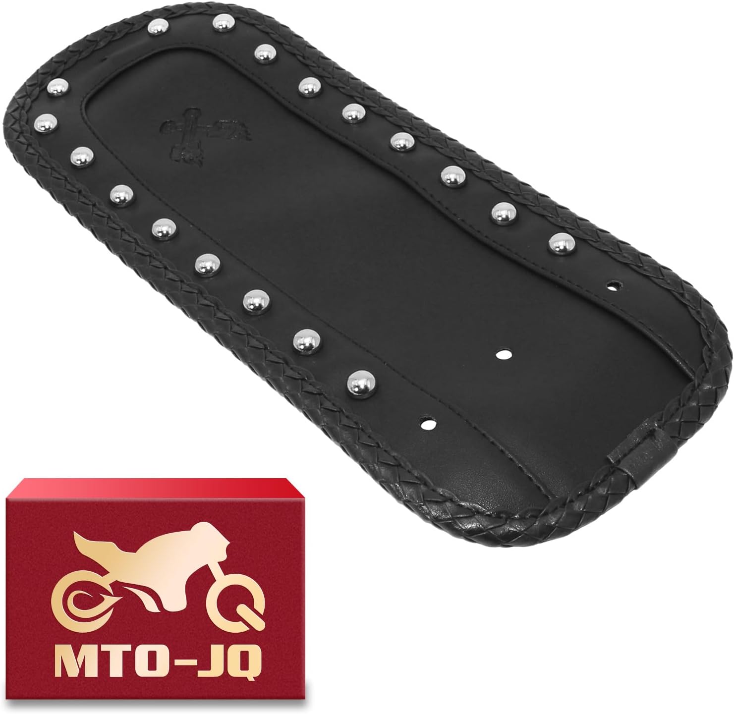 Motorcycle Rear Fenders Bib Vinyl PU Leather Rivet Leather Bib Cover for Harley Softail Heritage Springer Classic EFI FLSTCI 2006-2017 Models