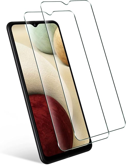 Pollachi Glass Screen Protector for Samsung Galaxy A04/Galaxy A23/Galaxy M13 Tempered Glass Screen Protector,9H Hardness,Anti Scratch,Bubble Free Protective Film 2-Pack