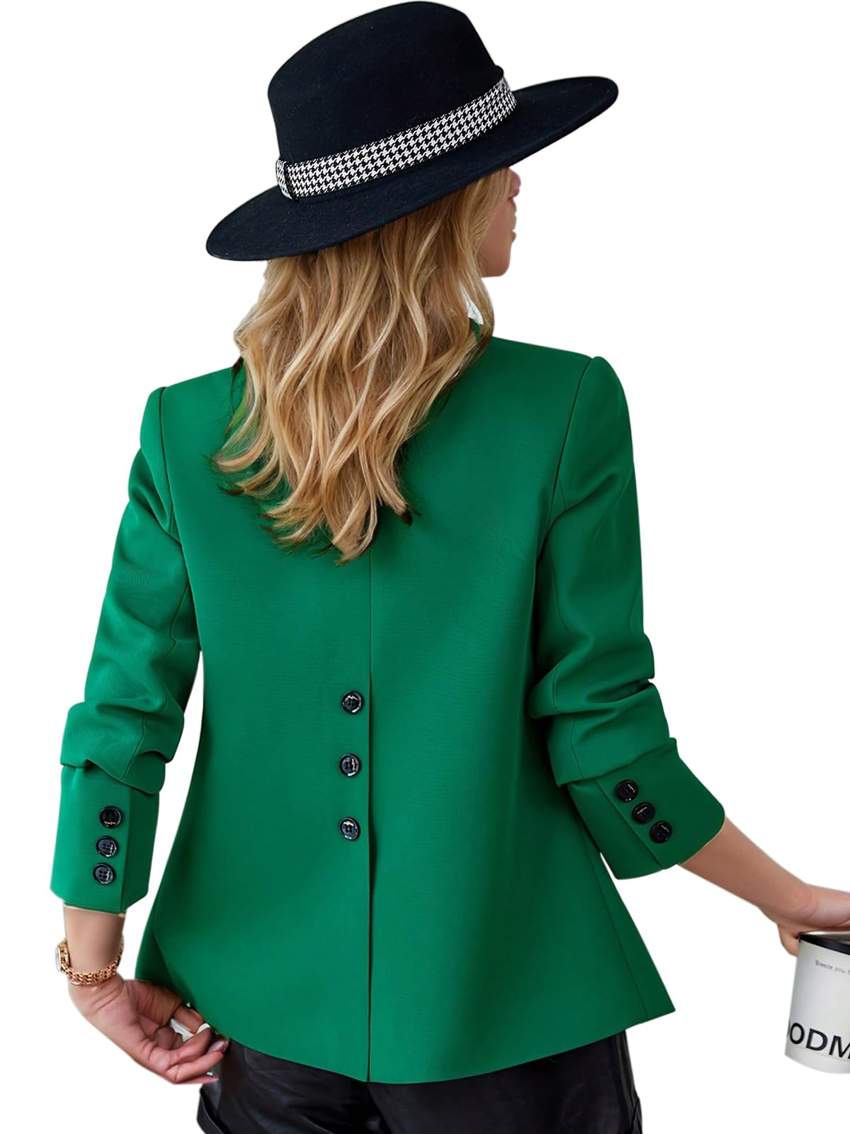 Womens Casual Blazer Long Sleeves Petite Blazers Business Work Professional Jackets