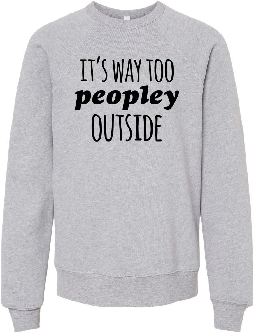 Long Sleeve Unisex Kids' Sweatshirt, Unisex Graphic Sweatshirt, Shirts with Sayings, Heather Gray or Mauve