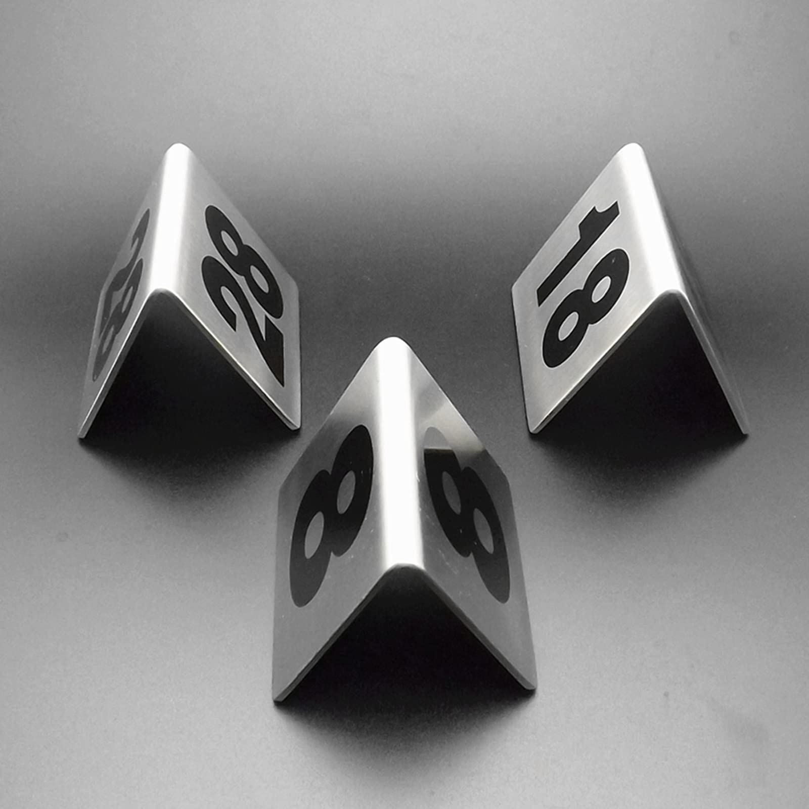 Letreros de doble cara for números mesa restaurante (1-50/1-100)(1 to 100)