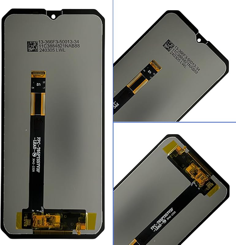 iYAiYO Blackview BV6200 Előre Összeszerelt LCD Érintőképernyő - Eredeti Kijelző Csere Szerszámkészlettel Mobiltelefon Javításhoz