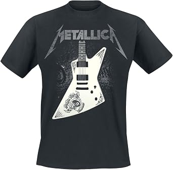 Metallica Papa Het Guitar Men T-Shirt Black, One Size