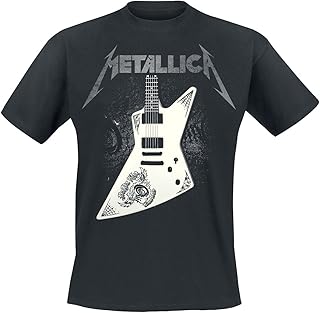 Rock Off Metallica 'Papa Het Guitar' (Black) T-Shirt