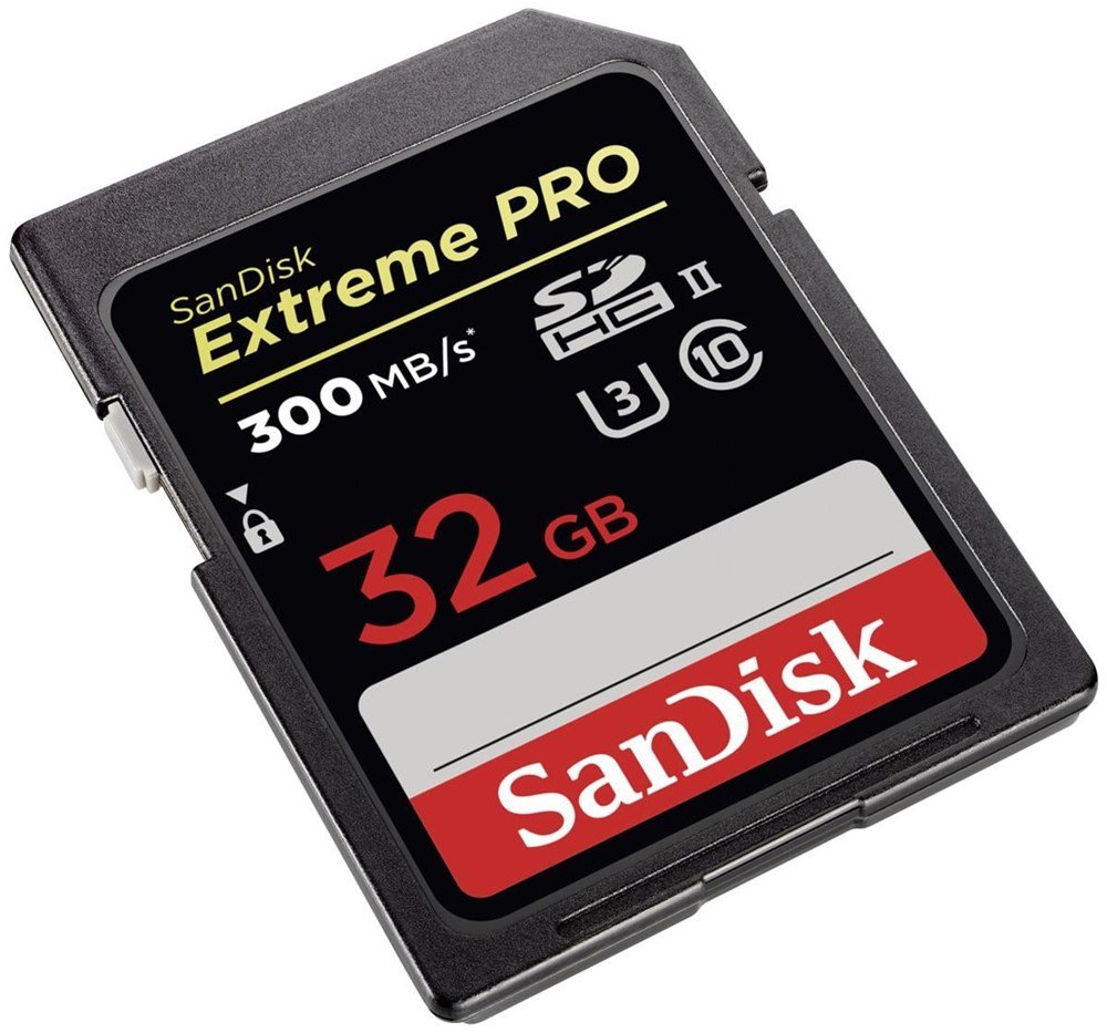 SanDisk Extreme PRO UHS-II 32 GB, Scheda di Memoria, Classe 10, U3, velocità di lettura fino a 300 MB/s