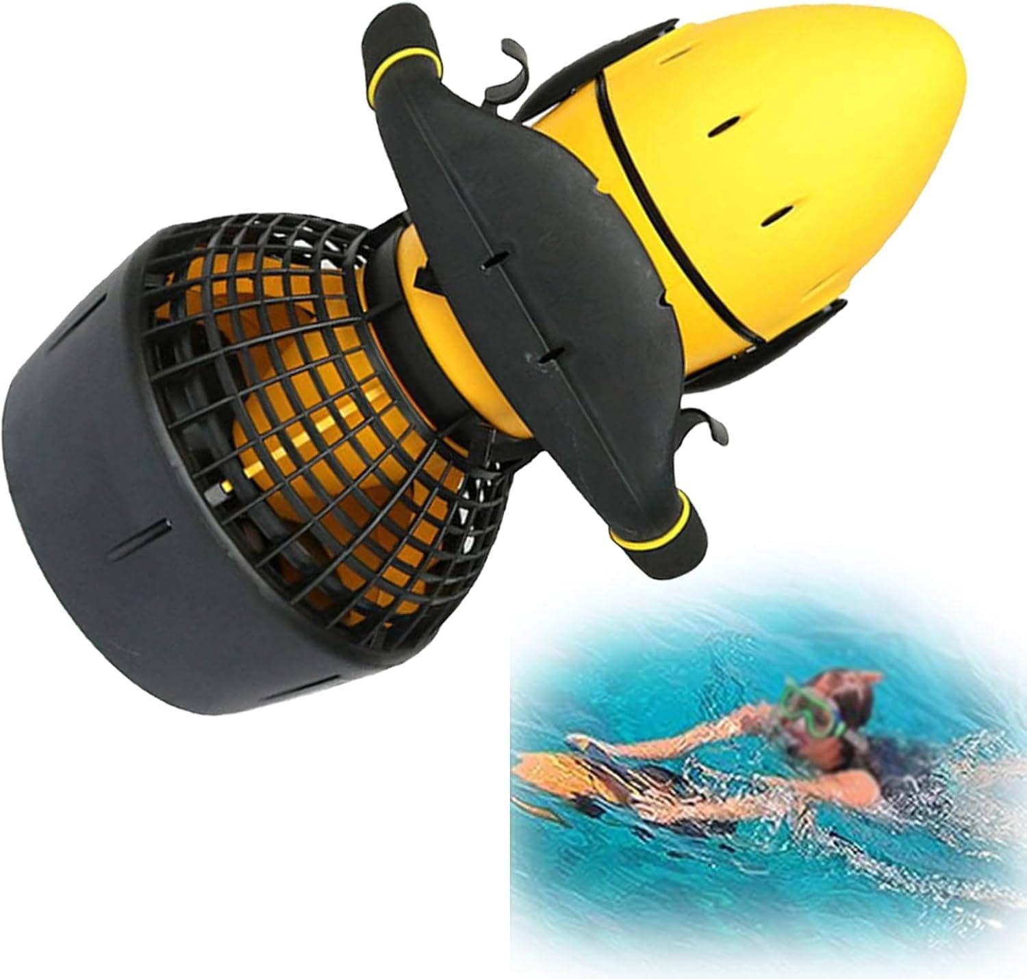WIANQIAN Diving Swimming Boosters, Underwater Propelle Scooter, Water Propulsion Brushedmotor-acidbattery
