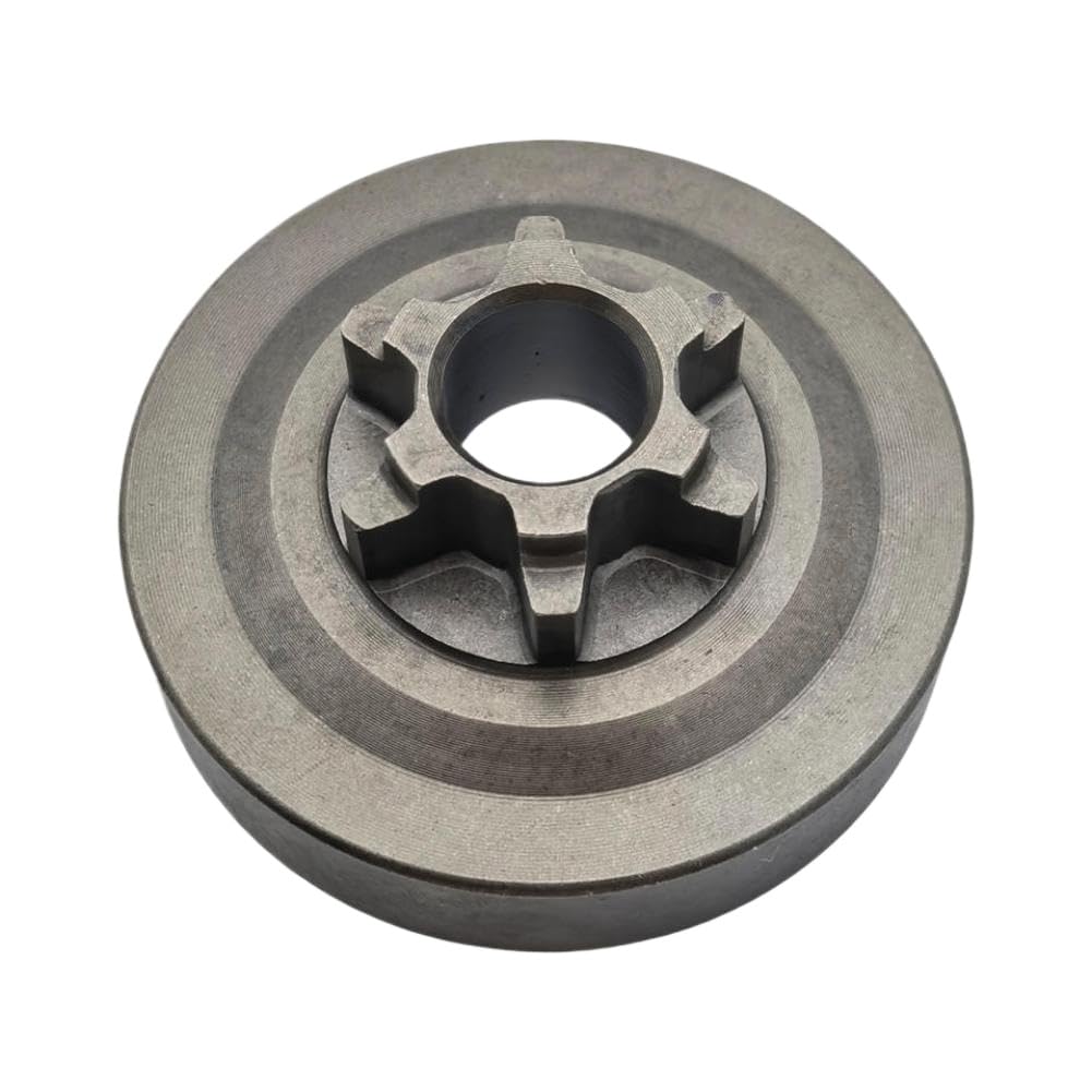 Piñón de cadena de 6 dientes de 3/8 pulgada compatible con motosierra de herramientas de jardín eléctricas de 25cc 2500