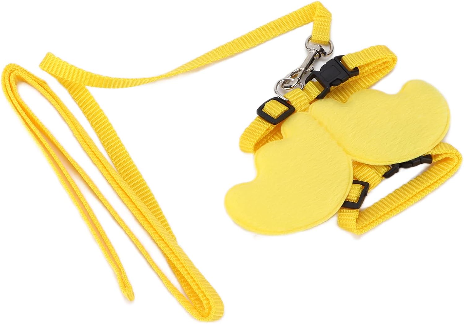 Dioche Adjustable Nylon Ducks Harness Leash Set for Outside Walking - Pet Ducks, Chickens, and Geese, Blue S Poultry Supplies (S)