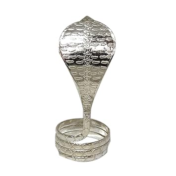 Sahiba Gems Naag in Solid Metal Silver for Kalsarp Dosha (13.500 Grams)
