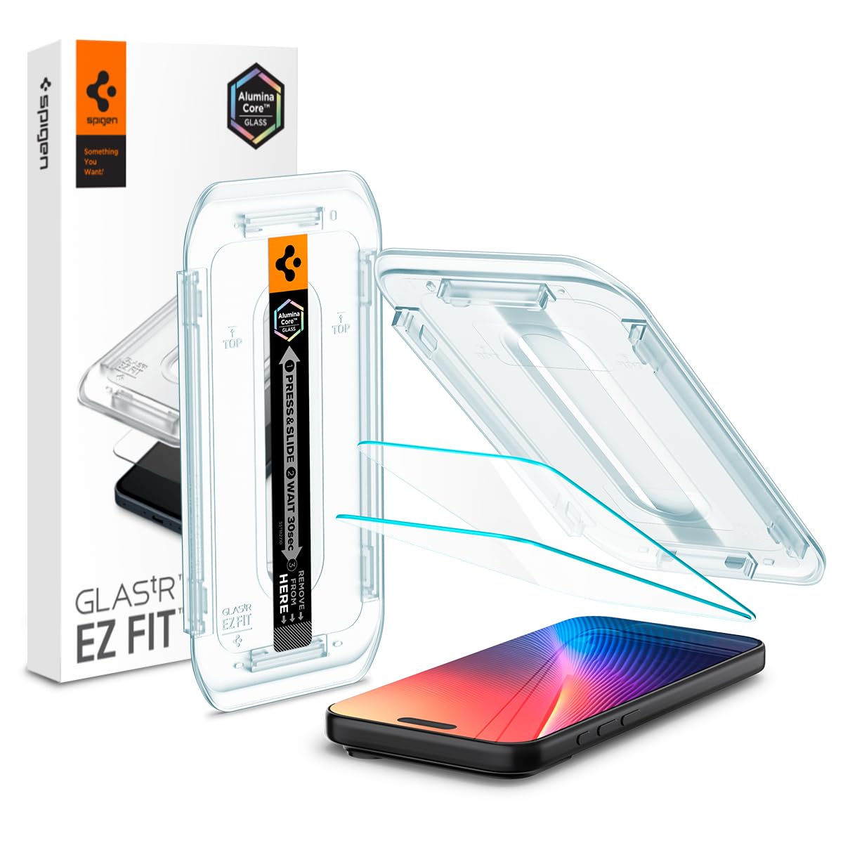 Spigen EZ Fit [2 Pack] Screen Protector for iPhone 17 Pro/ 17/16 Pro