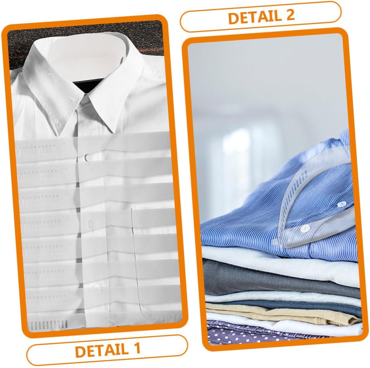 BESTYASH 80pcs Transparent Shirt Collar Stays Collar Support Strips for Men and Women Dress Shirts Durable Pvc Fixing Tools for Polished Look