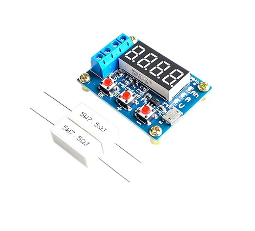 1.2-12V Medidor de capacidad de batería Probador de descarga 18650 Li-ion Li-ion Li-Plomo Batería Medidor de capacidad de batería Probador de