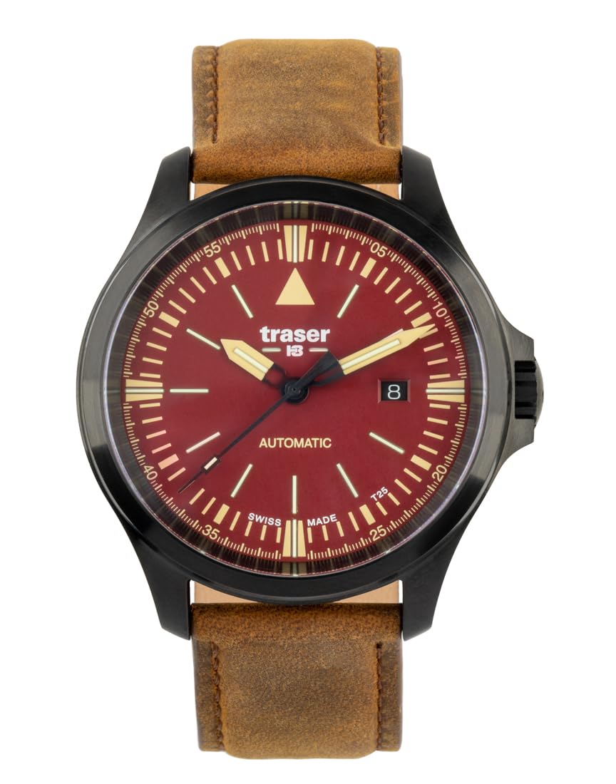 Amazon.co.jp: [トレーサー]TRASER 腕時計 P67 Officer Automatic Red 