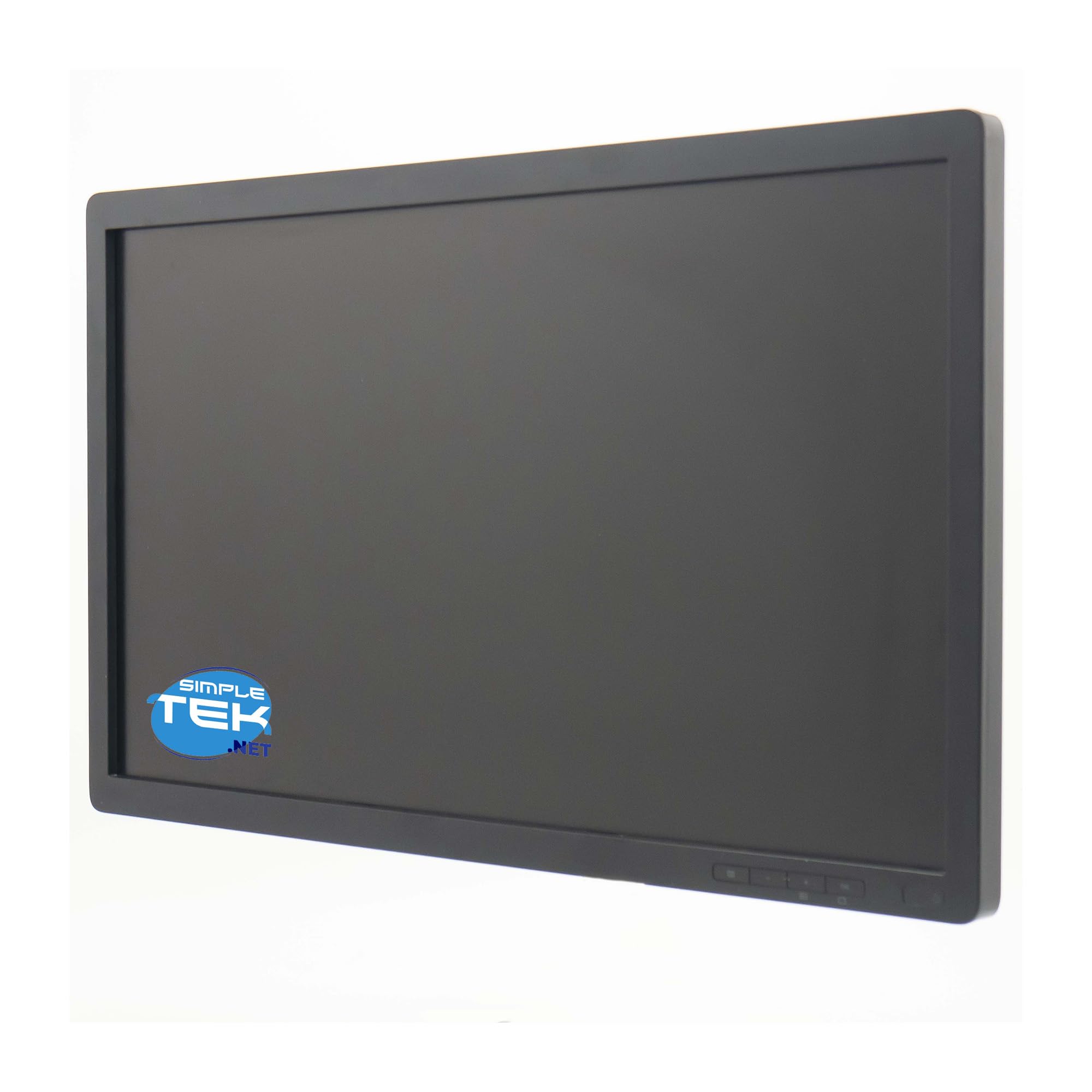 SIMPLETEK - Monitor LCD 23" Full HD Wide 16:9 | DP - VGA - DVI/I | Schermo Per PC Con HUB USB, Cavo USB e VGA inclusi | Senza Base (Ricondizionato)