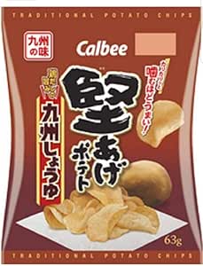 カルビー堅あげポテト九州しょうゆ味63g×6袋