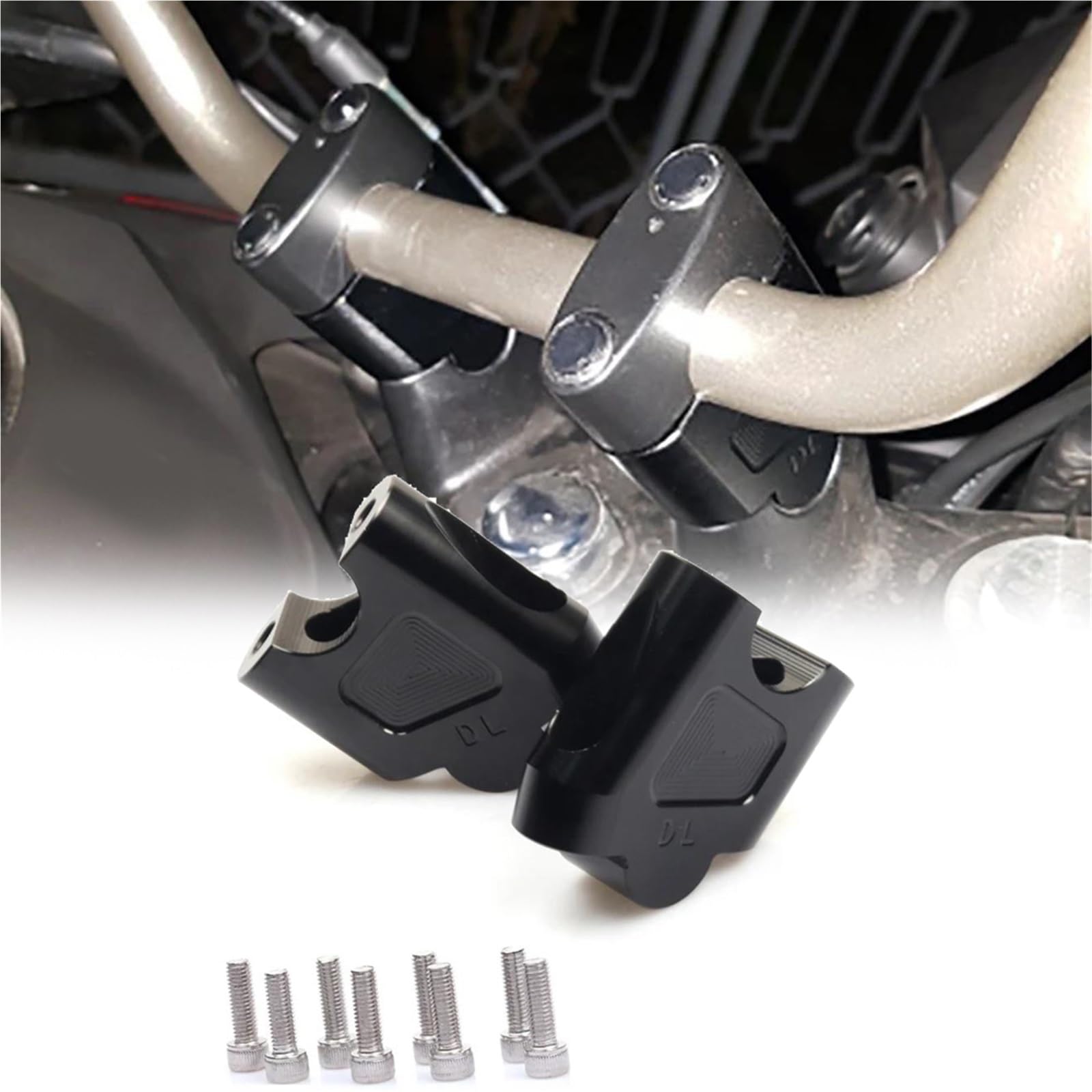 Rehausseurs de guidon pour Suzuki V-Strom 650 DL650 en aluminium CNC de précision