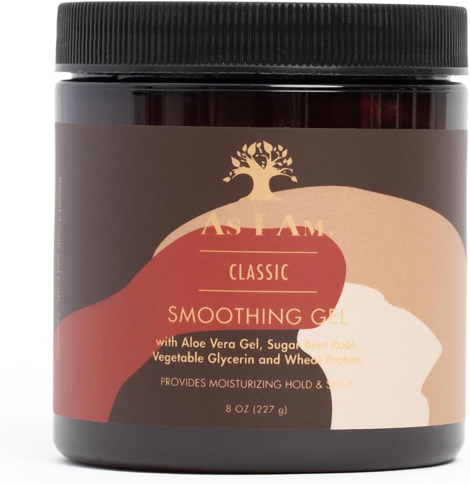 As I Am Smoothing Gel- Smooths Edges, Controls Frizz & Enhances Shine 8oz