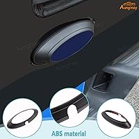 Vista 4 de Aunginsy Cubierta de anillo de emblema para puerta trasera compatible con Ford Ranger 2015-2022, emblema ABS para maletero trasero de automóvil