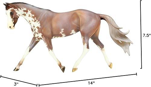 Miniatura 5 de Breyer Serie tradicional de caballos | Luna llena de levantamiento | pura sangre | Modelo de juguete de caballo | 14 pulgadas x 7.5 pulgadas |