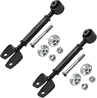 Vista 107 de Detroit Axle - 4 brazos de control de extremo delantero para Nissan Frontier Xterra 2000-2004 Brazos de control inferior y superior con rótulas