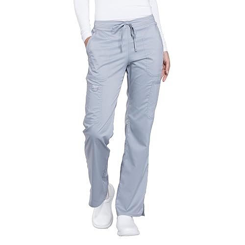 Scrubs for Women Workwear Revolution, Drawstring Scrub Pants, Soft Stretch WW120 - X-Small Teal Blue