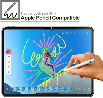 TECHGEAR 2 Pack Glass Screen Protector for Apple iPad Pro 13