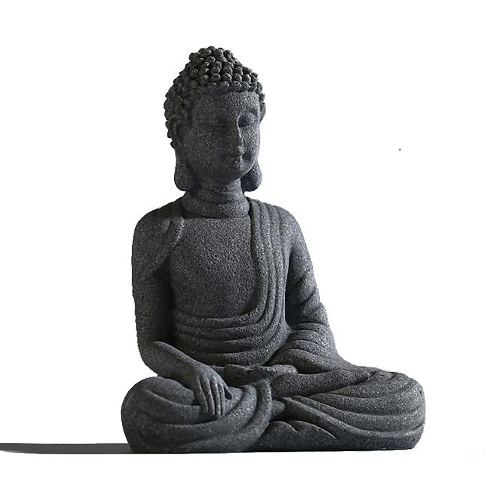 Lanterne Pierre Bouddha miniature au design artisanal pour aménagement paysager de prestige