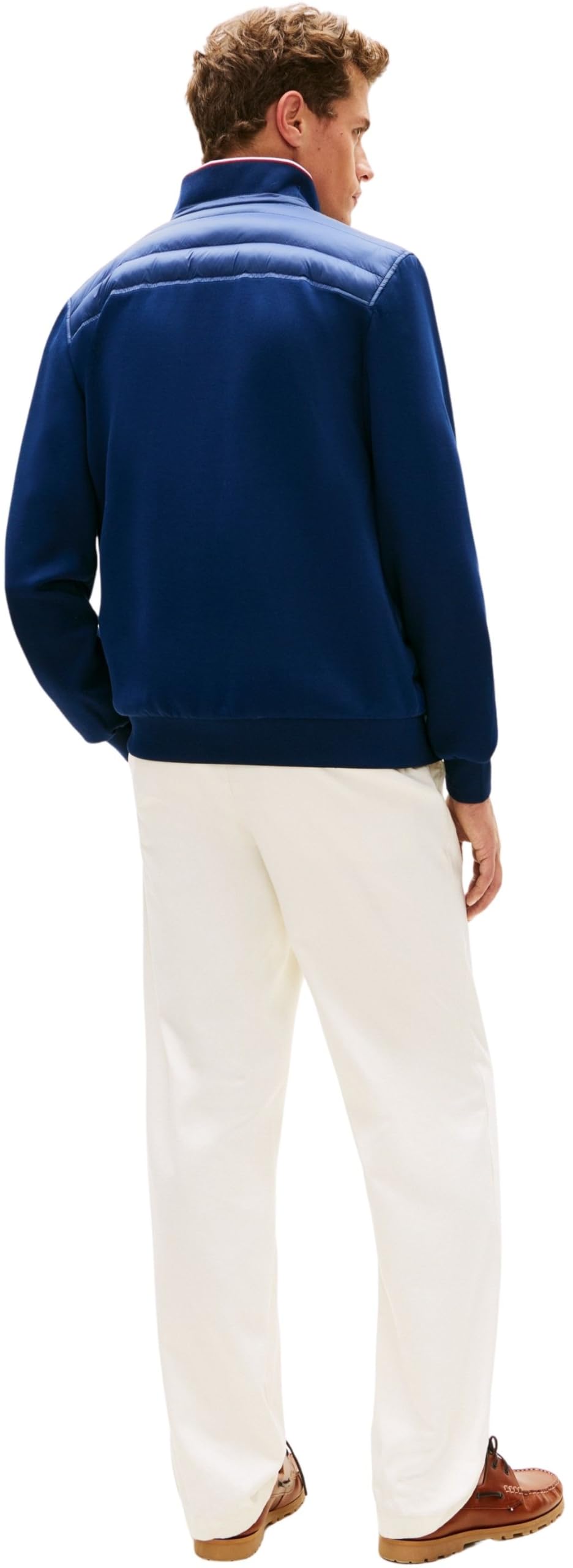 Tommy Hilfiger Mix Media ESS RWB Stand Collar Mw0mw41329 Sudadera con Cremallera Hombre