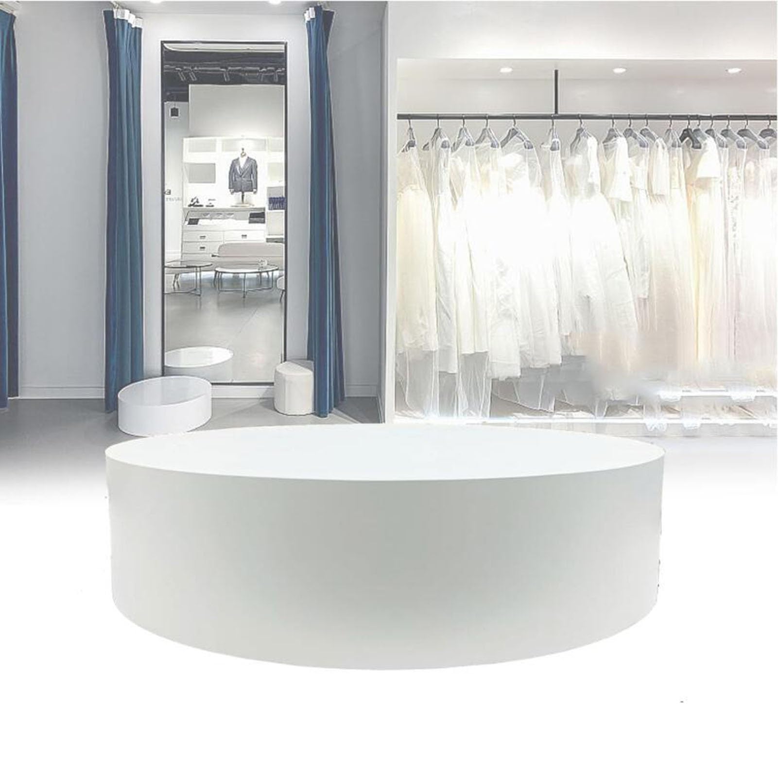 Base de plate-forme de rehausseurs pour magasin de vêtements et vitrines