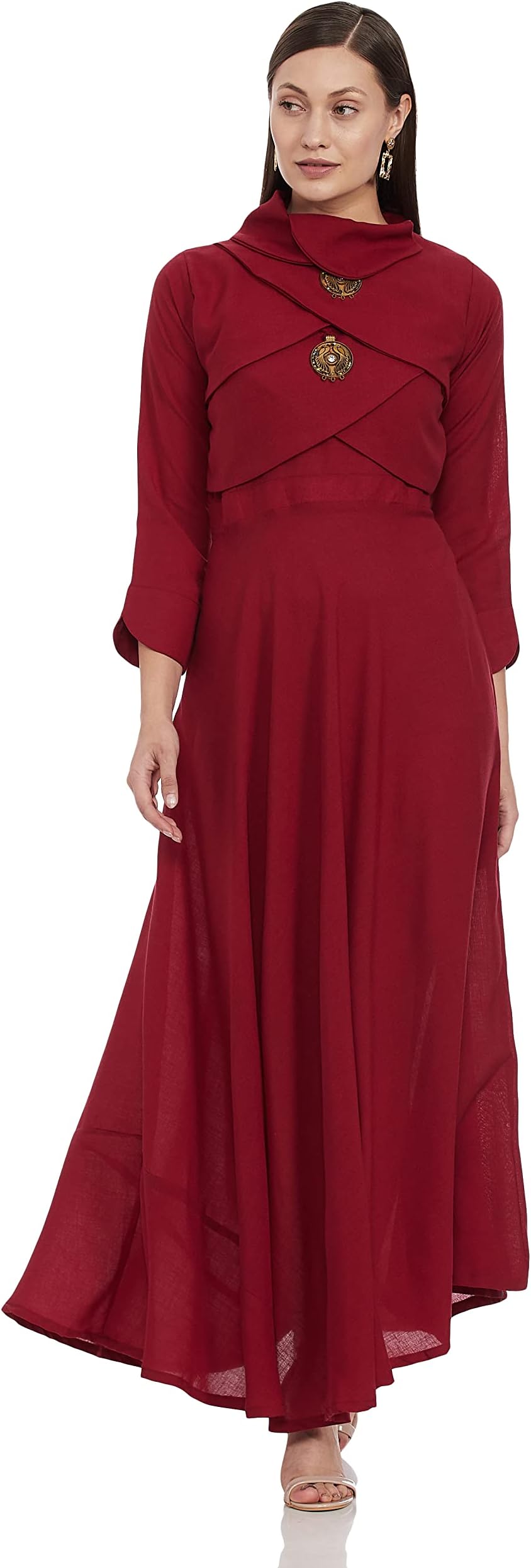 LooksGud Women's Cotton Regular Kurta