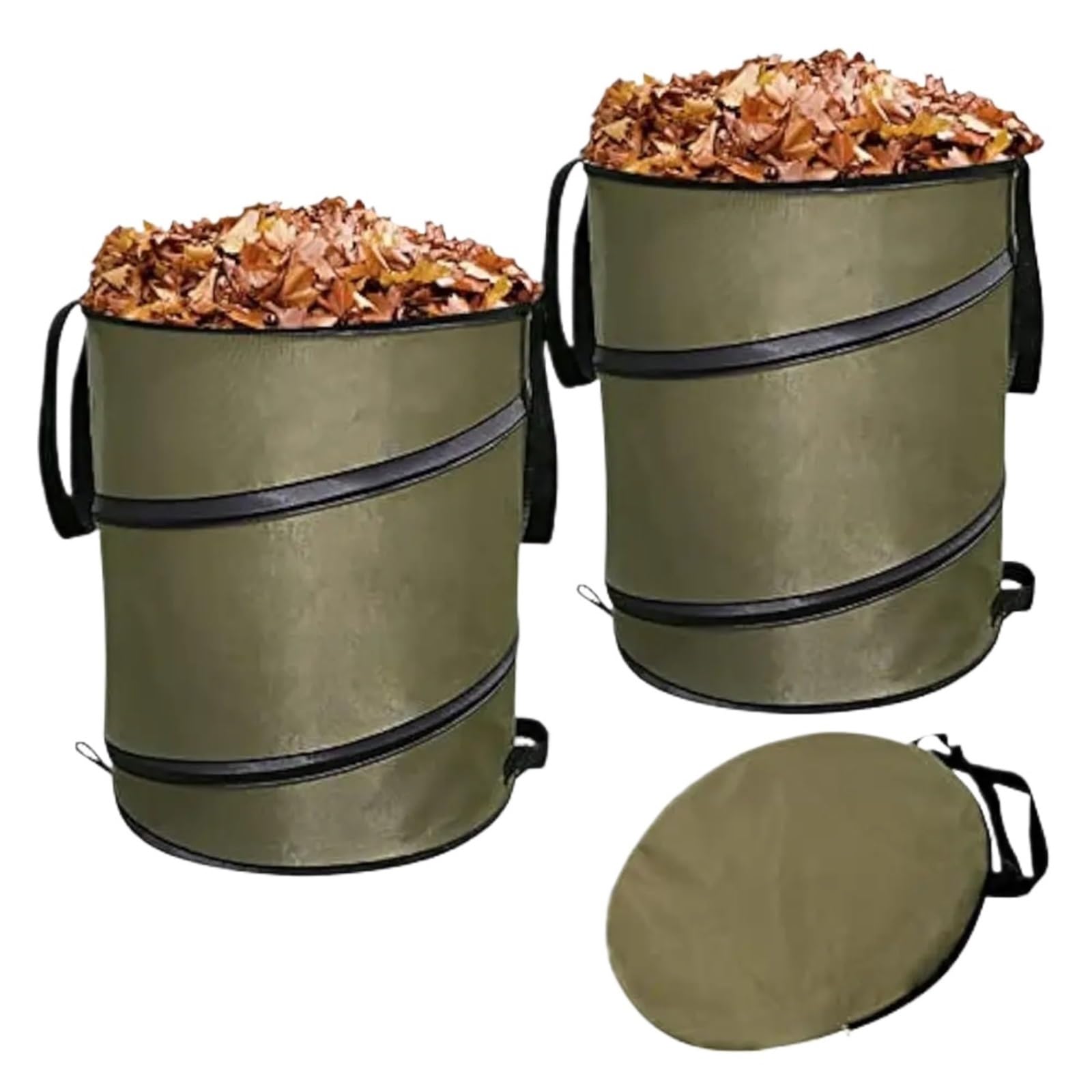 Gartensack Pop Up 30-Gallonen-Abfallbeutel/Gartenbeutel, wiederverwendbarer Rasen/Blätter-Mülleimer/zusammenklappbarer Gartenbeutel geeignet