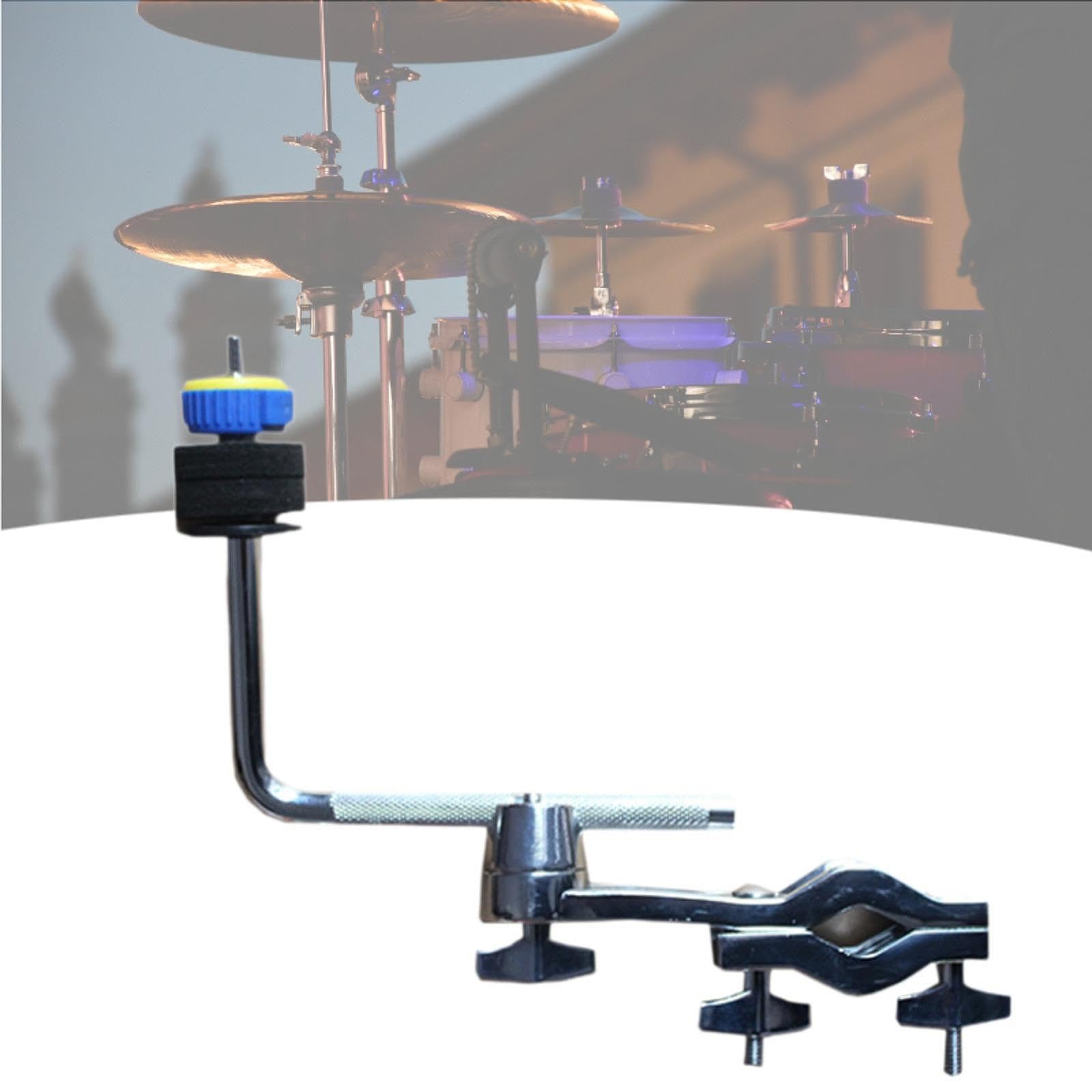 Generic Bielle à bras cymbale avec support de tambour de support Pince d'extension avec bras cymbale Cymbal All Attachement Pince pour la pratique du concert