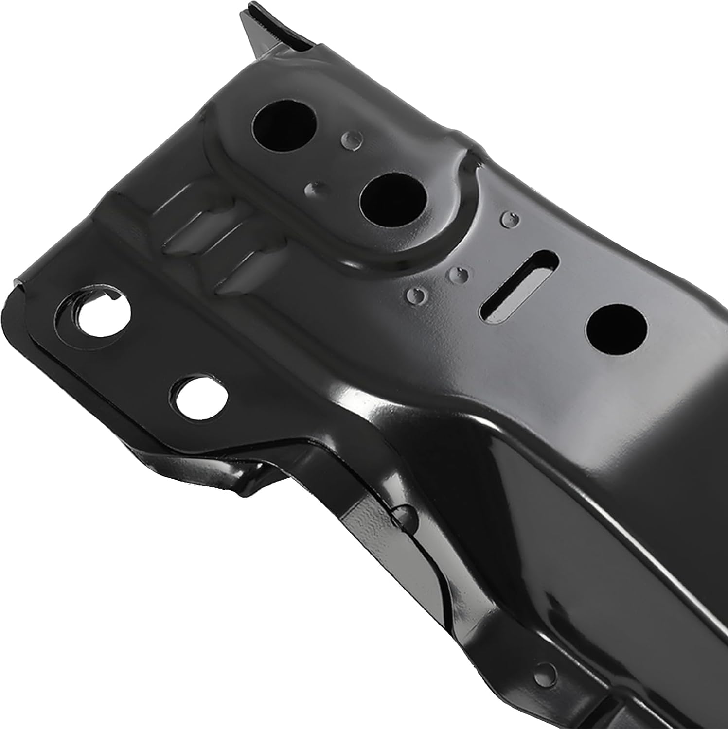 KUAFU Radiator Support Compatible with 2006-2012 Toyota RAV4 Replacement for 571040R011 5710442061 TO1229100 Radiator Mount Lower Tie Bar Electrophoresis Steel Black