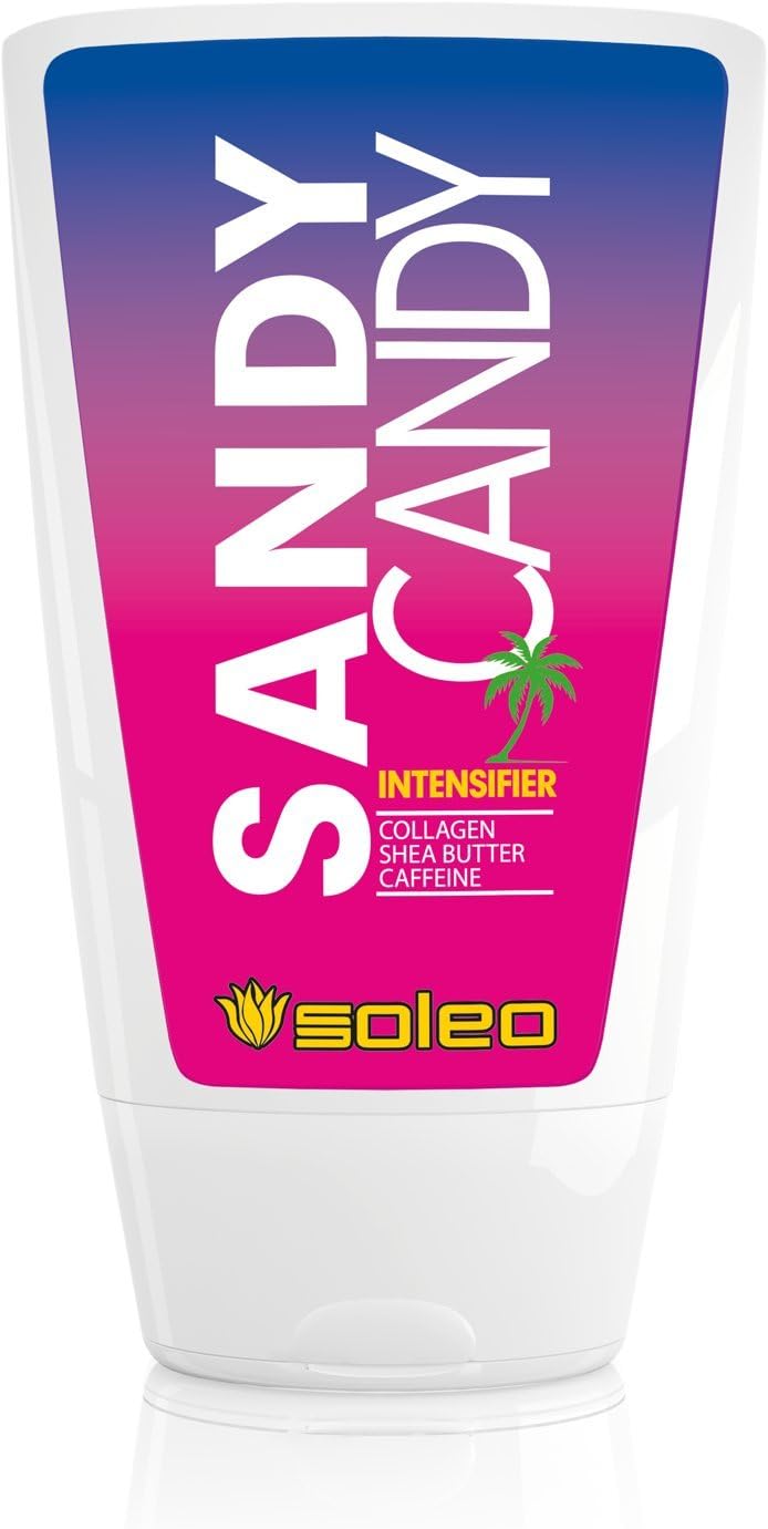 Soleo Sandy Candy Sunbed Tanning Lotion Cream intensifier with collagen