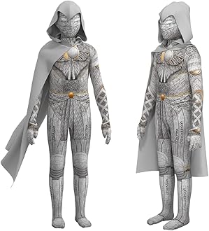 Maturead Kids Costume 2025 Halloween Party Cosplay Outfits Jumpsuit Hooded Cloak for Boys