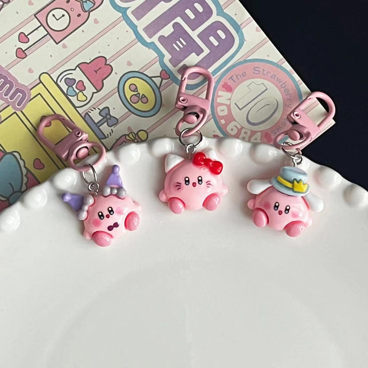 Amazon.co.jp: 5個セット 星のカービィKirby キーホルダー キー