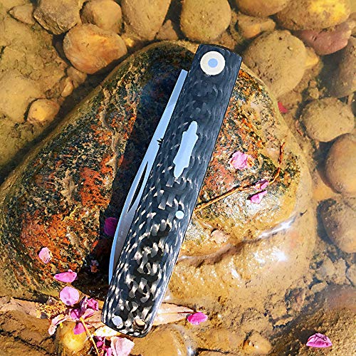 Watchman Brother 1511 Vg10 Blade Knife Carbon Fiber Grips Slip Joint Pocket Knife … #TOP3