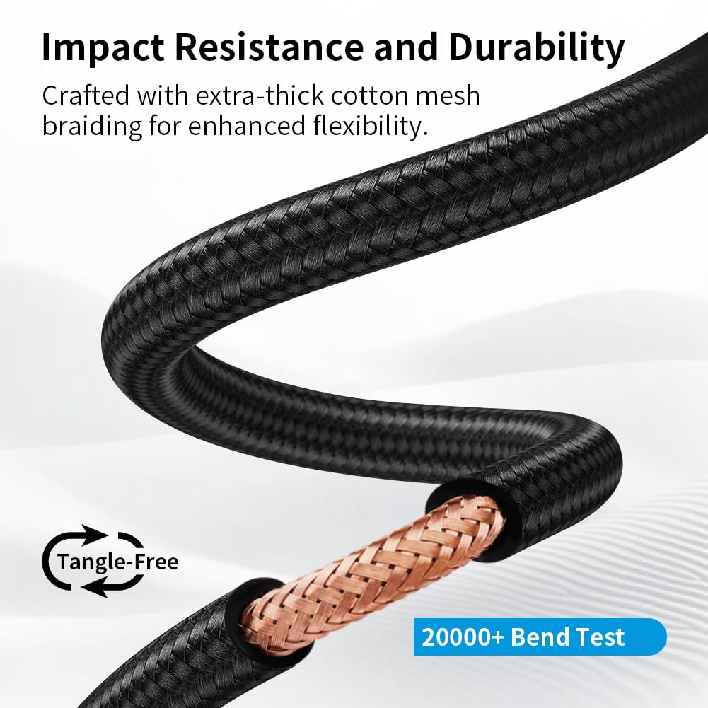 Premium Guitar Cable - 26ft OFC Shielded -3 Premium Guitar Cable - 26ft OFC Shielded -3
