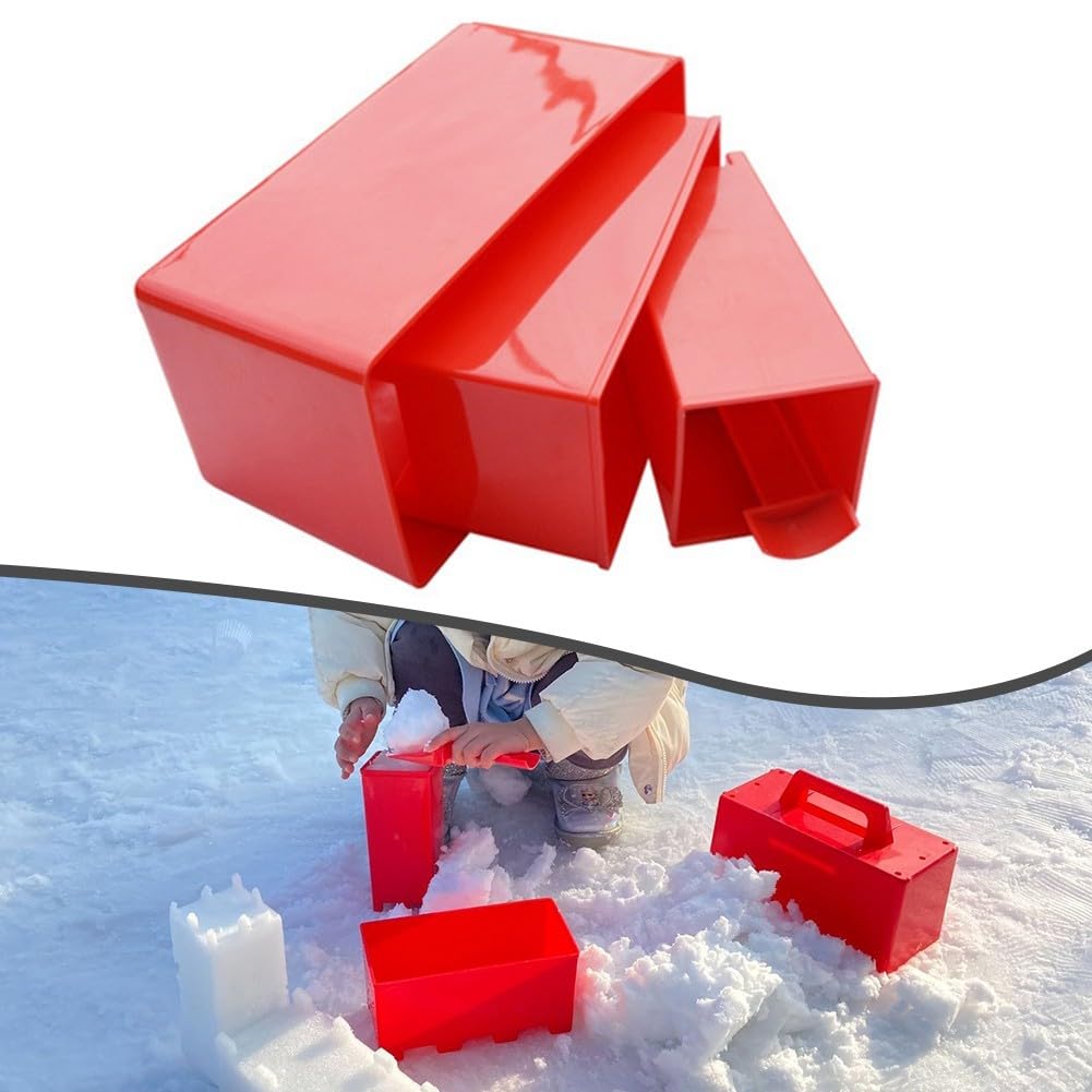 Activité de Plein air innovante : construisez Un château Unique avec Notre Ensemble Fabrication Briques Neige adapté aux Enfants
