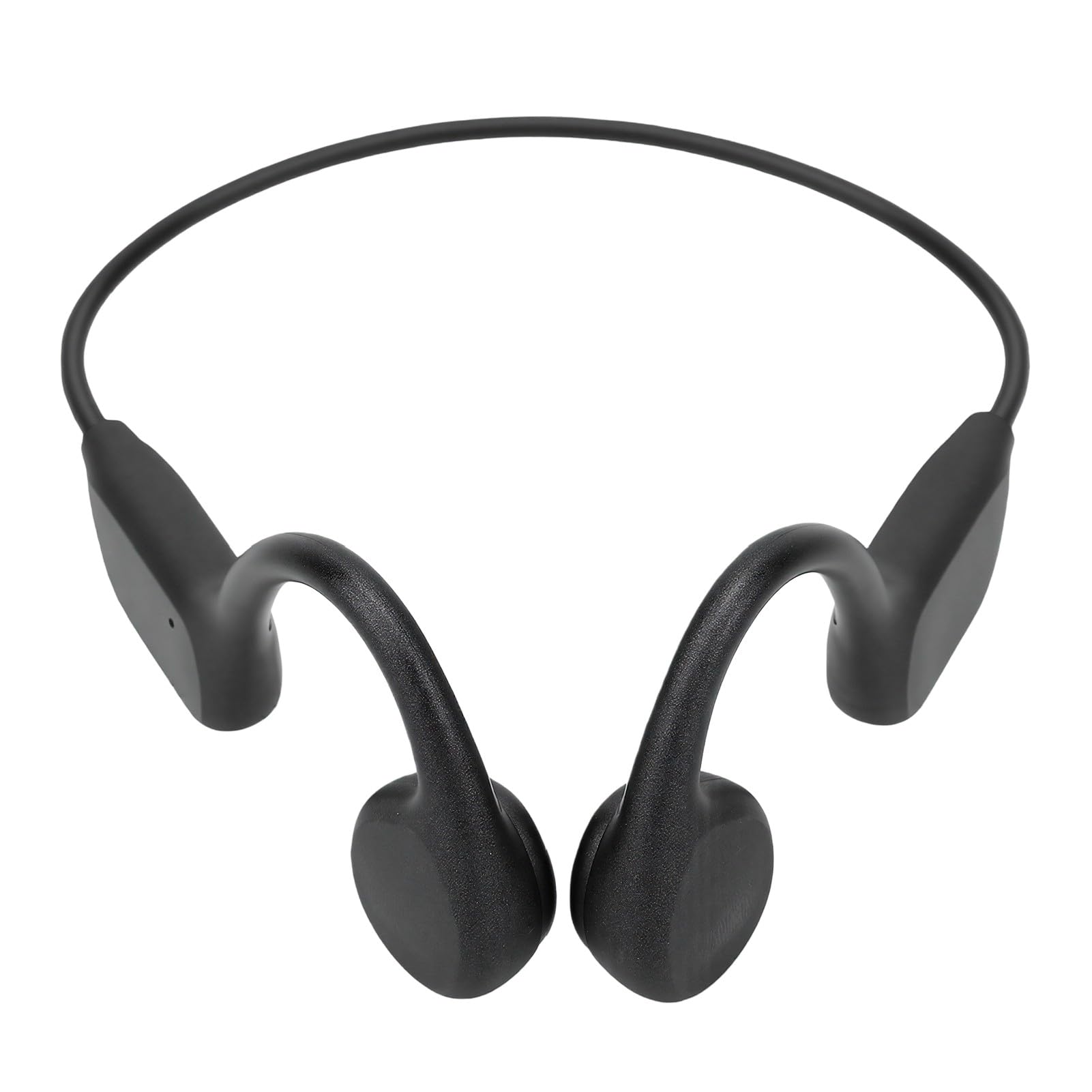 Cuffie a Conduzione Ossea, Auricolari Aperti Impermeabili, Lettore MP3 da 32 GB Cuffie Sportive Auricolari per Corsa Ciclismo Camminata Allenamento Palestra Sport All'aria (BLACK)