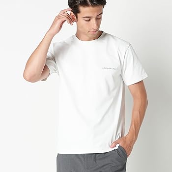 Amazon | MOON-TECH(ムーンテック） ワンポイントTシャツ (S