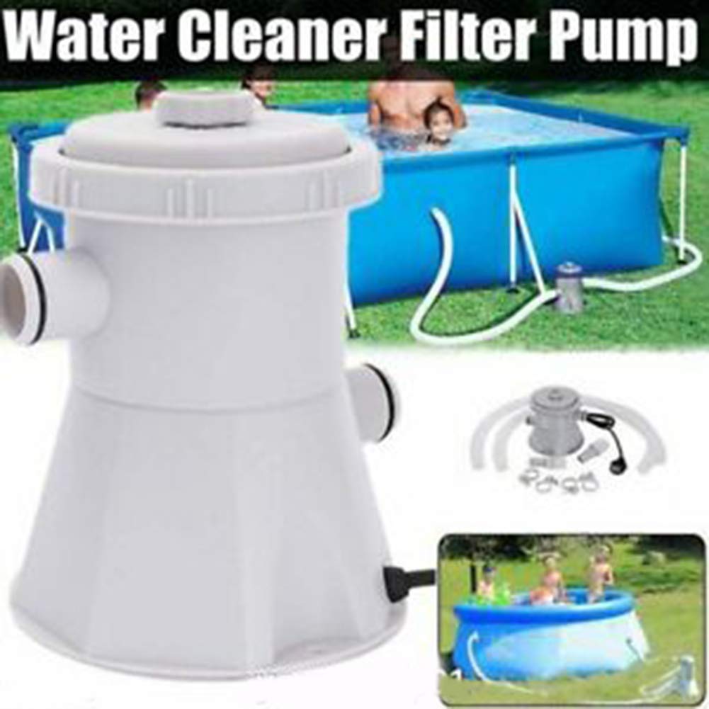 110/220/240V Elettrico Filtro Piscina Pompe per sopra Terra Piscine Acqua Circolazione Pulizia Strumento - EU