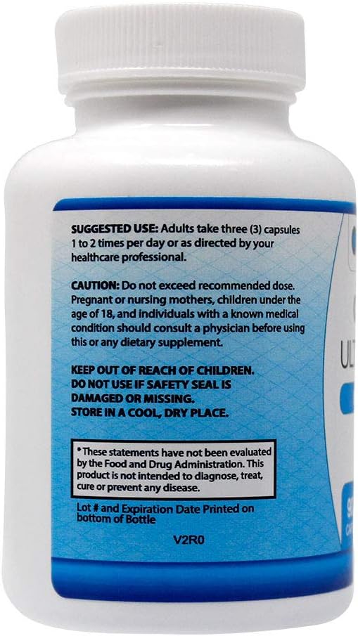 Multi Collagen Capsules Ultra Complex (Types I, II, III, V & X) Complex Multi Collagen Protein Blend for Anti-Aging, Hair, Skin, Nails and Joints, 1500mg Per Serving, 90 Capsules