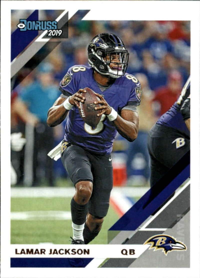 2019 Donruss Football #25 Lamar Jackson Baltimore Ravens Official NFL Trading Card From Panini America