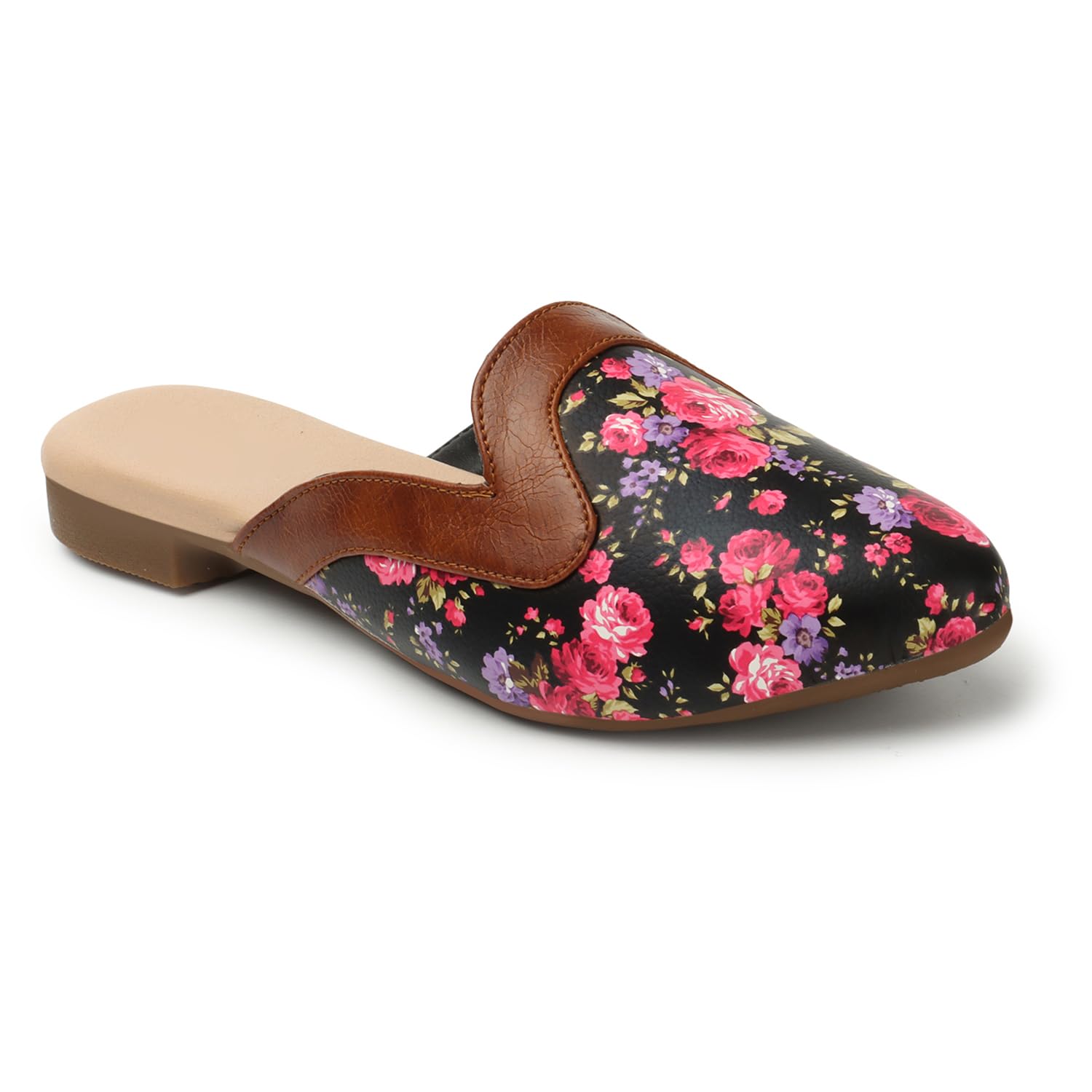 Comfortable Womens Mules Shoes & Sandals for Pull-on Office and Party Occasions (Black, Numeric_4) (B0CCRZ7672) Amazon Price History, Amazon Price Tracker